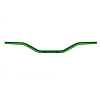 Guidon Accossato vert en aluminium pour Hrd Sonic Supermotard de 1999 à 2003, diamètre 22 mm, hauteur basse