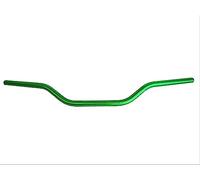 Guidon Accossato vert en aluminium pour Hrd Sonic Supermotard de 2004 à 2008, diamètre 22 mm, hauteur moyenne