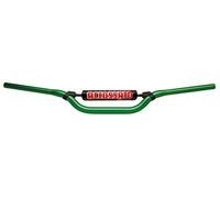 Guidon accossé fabriqué en Italie d.22, yamaha yz 400f 400 cc (1998-1999), couleur vert et pare-choc orange (sh5a)