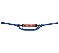 Guidon accossé fabriqué en Italie mx-enduro d.22, fantic motortrial progress 1 301 cc (-), couleur bleu, avec traverses et pare-choc bleu (sh4b)