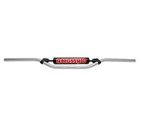 GUIDON ACCOSSÉ MADE IN ITALY D.22, FANTIC MOTOR > TRIAL PROGRESS 1 50 cc (-), COULEUR ARGENT ET PARAINS ORANGE (SH5A)
