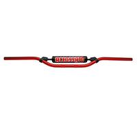 GUIDON ACCOSSÉ MADE IN ITALY D.22, GILERA > 125 APACHE 125 cc (-), COULEUR ROUGE ET PARAINS NOIR (SH1N)