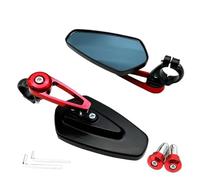 Guidon Aile rétroviseur 1 Paire De Rétroviseurs De Guidon De Moto 7/8" 22 Mm pour Downtown Nikita GDINK KXCT People SS G150