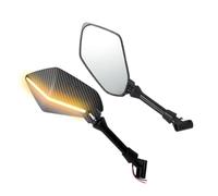 Guidon Aile rétroviseur Rétroviseur Universel pour Moto avec Éclairage LED, 8 Mm, 10 Mm, Boîtier De Rétroviseur Latéral pour R1200gs R1200GS