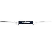 Guidon Aluminium Plat Compatible Avec HONDA Argent 22Mm Avec Coussin De Guidon