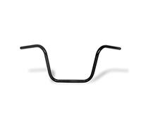 Guidon Apehanger Moto Custom hauteur 30 cm couleur noir guidon universel chopper bobber, diamètre 25 mm (1")