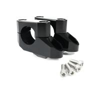 Guidon Augmenter Rehausse pour du&Cati pour Monster S2R S4R Réhausseurs De Guidon Décalés Et Reculés pour Moto(Le Noir)