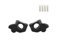 Guidon Augmenter Rehausse pour Ya&MAHA BT1100 XJR1200 XJR1300 FZ8 Élargisseur De Guidon De Moto(Le Noir)