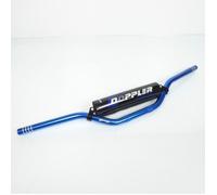 Guidon bleu avec barre de renfort Doppler à˜22mm L740mm pour moto cross enduro
