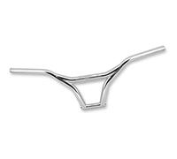 Guidon BMX / Freestyle Plus, acier chromé haut