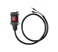 Guidon Bouton commutateur Disjoncteur De Moto 12V/24V, Interrupteur D'arrêt Du Moteur, Batterie Robuste Commutateur de Guidon de Moto(100cm line)