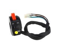 Guidon Bouton commutateur Interrupteur De Démarrage Électrique À Faisceau Hi-Lo, 3 Fonctions, Pour 50cc, 70cc, 90cc, 110cc, 125cc, ATV, Quad, Pit Bike, Buggy, Go Kart Commutateur de Guidon de Moto(A)