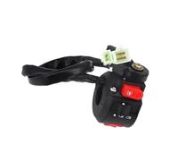 Guidon Bouton commutateur Interrupteur De Démarrage Électrique À Faisceau Hi-Lo, 3 Fonctions, Pour 50cc, 70cc, 90cc, 110cc, 125cc, ATV, Quad, Pit Bike, Buggy, Go Kart Commutateur de Guidon de Moto(C)
