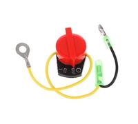 Guidon Bouton commutateur Interrupteur métallique à 2 ou 3 fils pour moteur Honda GX110, GX120, GX160, GX200, GX240 Bouton de moto(3 Wire)