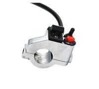 Guidon Bouton commutateur Interrupteur Multifonction 3 En 1 Pour Moto, Contrôleur De Lumière, Indicateur, Bouton Commande Du Klaxon, Clignotant Commutateur de Guidon de Moto(Silver)