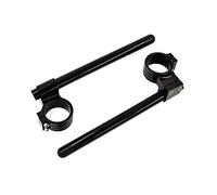 Guidon Bracelets Clip on 45mm de diamètre Augmentation de 30mm Aluminium Noir