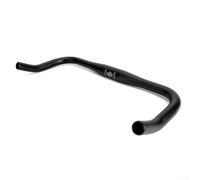 Guidon Bullhorn en alliage d'aluminium conçu pour vélo de route, VTT et vélo Fixie nécessitant une compatibilité de potence de 25,4 mm ou 31,8 mm (25,4 x 370 mm)