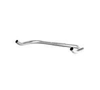 Guidon bullhorn fixie singlespeed, couleur : argenté, taille : 440 mm