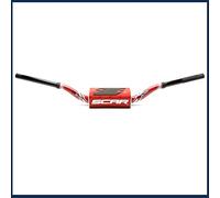 Guidon Color Moto Cross SCAR O² 28mm (1 1/8”) sans barre - MINI 65 85 Haut RC Style - Guidon Rouge Mousse Rouge