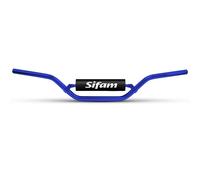 Guidon CROSS aluminium anodisé bleu + Mousse