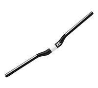 Guidon cycliste en fibre de carbone vélo vélo VTT guidon léger guidon droit/riser (31.8 * 700mm) (Silver Riser)