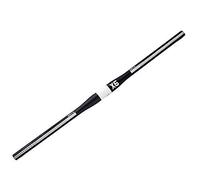 Guidon cycliste en fibre de carbone vélo vélo VTT guidon léger guidon droit/riser (31.8 * 700mm) (Silver Straight)