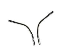 guidon cyclo compatible avec peugeot 103 mvl acier chrome (paire) -selection p2r-
