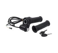 Guidon d'accélérateur SM à 5 broches avec verrouillage électrique intégré pour montage sur guidon de 22 mm sur vélos électriques multi-tensions