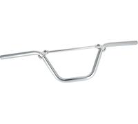 Guidon de cross AKF, chromé, avec barre en aluminium poli - pour Simson S51, S50, S53, S70, S83