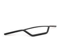 Guidon de Guidon de Moto,Guidon Universel Motorcycle 22mm 25mm Direction de la poitrine rétro Moto-poignée pour XL883 XL1200 x 48 Dyna Softail Chopper Cafe Racer Accessoires (Color : 22mm Black)