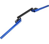 Guidon de moto 22 mm universel réglable pour voiture de sport tramway ATV scooter véhicule hors route bleu