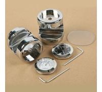 Guidon De Moto Avec Cadran Chromé,Horloge,Température,Therye.Com Pour Harley