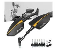 Guidon De Moto CNC Rétroviseur Gauche Droite Rétroviseurs Latéraux Pour C400X C400GT C400 X Pour GT C400X 400 Pour GT Toutes Les Années(For C400GT-Gold)