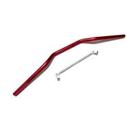 Guidon De Moto En Alliage D'aluminium De 22 Mm 7/8'' Avec Barre Transversale Pour Motocross Dirt Pit Bikes Guidon En Pour Moto Cross(Red and crossbar)
