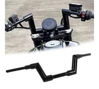 Guidon de moto Pour Harley Pour Heritage Classic FLST/I/C/FLH/C/CS 1986-2019 Guidon Z Ape Hanger 8/10/12" Barre 1,5 Pouce Avec Collier Serrage Accessoires Moto(8")
