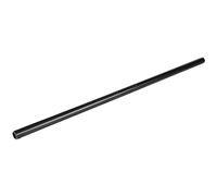 Guidon de Moto Tout-Terrain, Guidon de Moto de 22 Mm, Guidon Plat Rétro, Guidon Droit 7/8, Standard Universel pour la Plupart des Motos (Black)