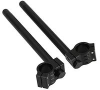 Guidon de moto universel à clipser remplaçable pour Honda CB500 CB650 CB750 1969-1982 CBX CL77 MR250 SL350 CB450 CL450 CX500 GB500 GL500 CB550 Su-zuki TS-2500 GN-40 0 GT-550 GS-7 (noir, 50 mm