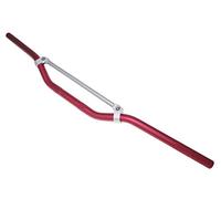 Guidon de Motocross Aluminium avec Jambe Rouge 22 mm - 810 mm