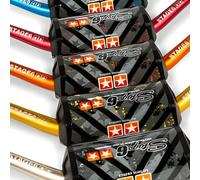 Guidon de motocross STAGE6 avec pads en aluminium D 28,6 L 805 mm en couleur orange