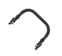 Guidon de poussette amovible en cuir synthétique - Accoudoirs avant - Main courante avant - Pare-chocs - Convient pour poussette de bébé - Conduite - Informations de préhension légères