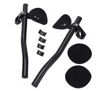 Guidon de repose-vélo en alliage d'aluminium, barre aérodynamique longue distance, bras de relaxation, barres TT fendues pour vélos de route et VTT, léger et durable, 34 cm