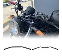 Guidon de suivi de traînée de moto pour REBEL500 Retro High Raiser Guidon Barre droite Compatible avec Ho-nda Rebel CMX500 CMX 500 2017 2018 2019 2020 2021 2022 2023 2024(Low-riser)