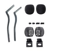 Guidon De Triathlon Contre-la-montre 3K UD Noir Tout Carbone TT - 35°/55° For Extension Aérodynamique Avec Clip(55 degree 3k glossy)