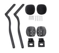 Guidon De Triathlon Contre-la-montre 3K UD Noir Tout Carbone TT - 35°/55° For Extension Aérodynamique Avec Clip(55 degree 3k matt)