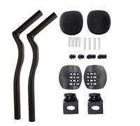 Guidon De Triathlon Contre-la-montre 3K UD Noir Tout Carbone TT - 35°/55° For Extension Aérodynamique Avec Clip(55 degree black matt)