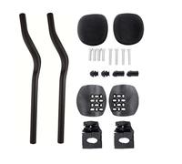 Guidon De Triathlon Contre-la-montre 3K UD Noir Tout Carbone TT - 35°/55° For Extension Aérodynamique Avec Clip(35 degree black matt)