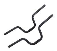 Guidon de type M type H pour vélos pliants Brompton, 25 4 x 540 mm/520 mm de long, noir (540 mm)