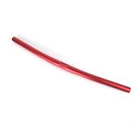 Guidon de vélo de 25 à 4 mm, de type droit, fabriqué en alliage d'aluminium 6061 léger pour plus de durabilité (rouge 540 mm)