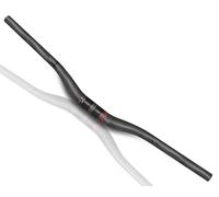 Guidon de vélo de montagne, guidon de VTT 680 mm, guidon en carbone 31,8, barres montantes rouges 3K mates, barres de VTT légères et plates pour vélo de route de descente Fixie