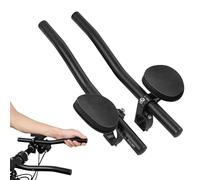 Guidon de vélo de route - Barre aérodynamique en aluminium pour vélo, guidon d'accoudoir | Guidon de course de vélo de route et de montagne avec design ergonomique, repose-vélo léger pour les longs